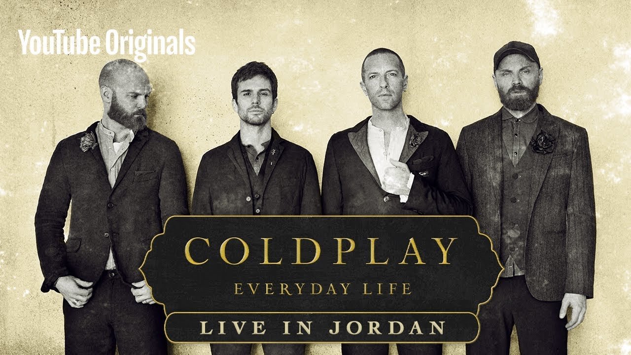 Coldplay: Everyday Life – Live in diretta su YouTube