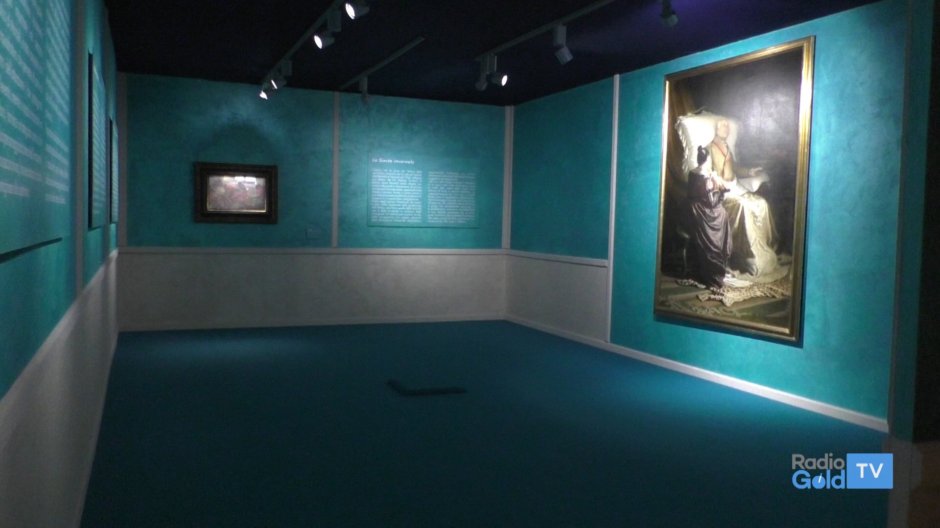 Il Goethe morente e Siesta invernale di Morbelli alle Sale d’Arte