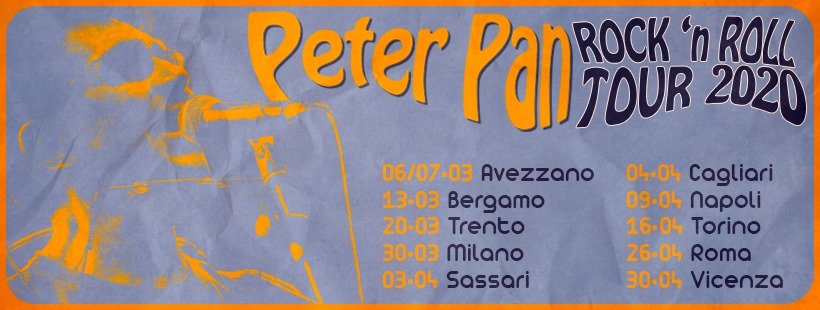 Peter Pan Rock’n Roll Tour 2020: il nuovo tour di Edoardo Bennato