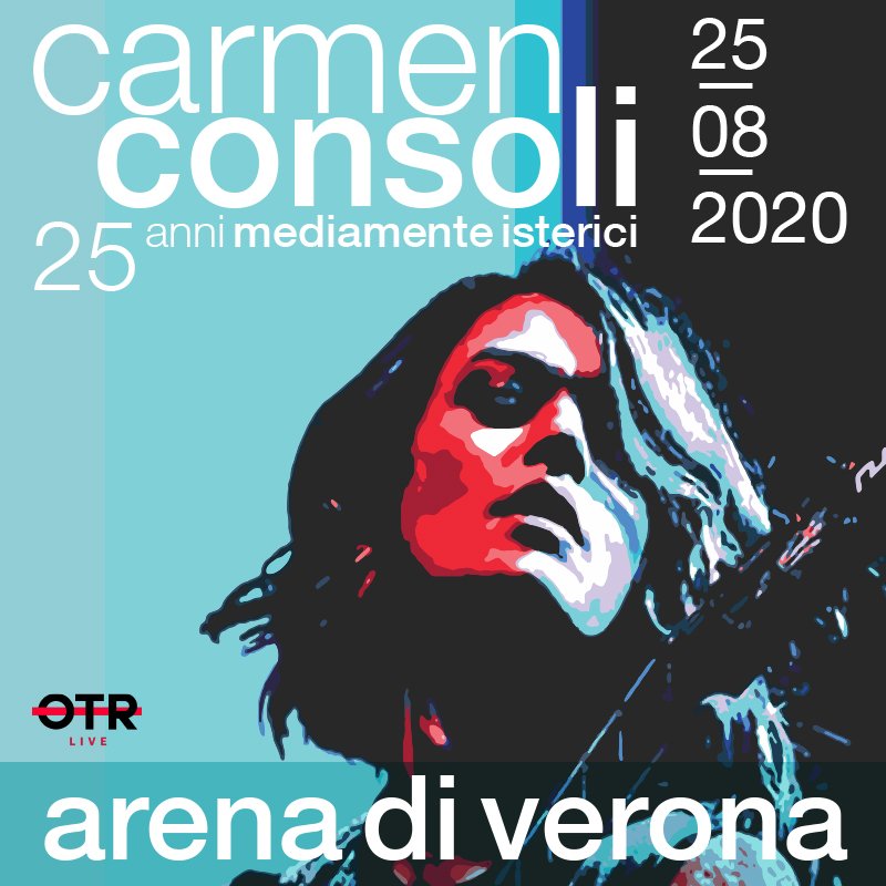Carmen Consoli festeggia all’Arena “25 anni mediamente isterici”