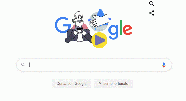 Coronavirus: Google celebra Ignaz Semmelweis e l’importanza di lavarsi bene le mani