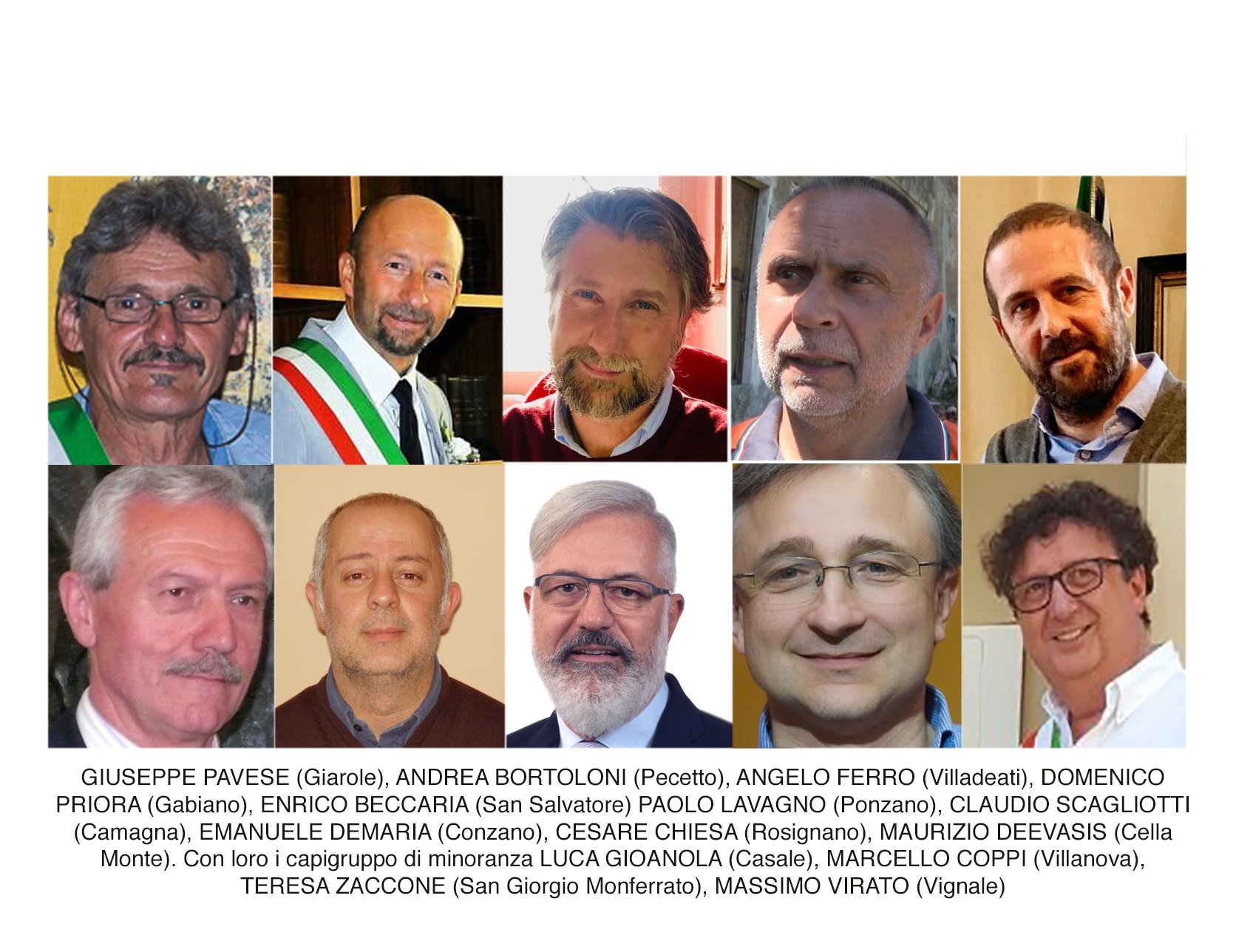 Dieci sindaci del Monferrato scrivono a Cirio: “Servono più tamponi”