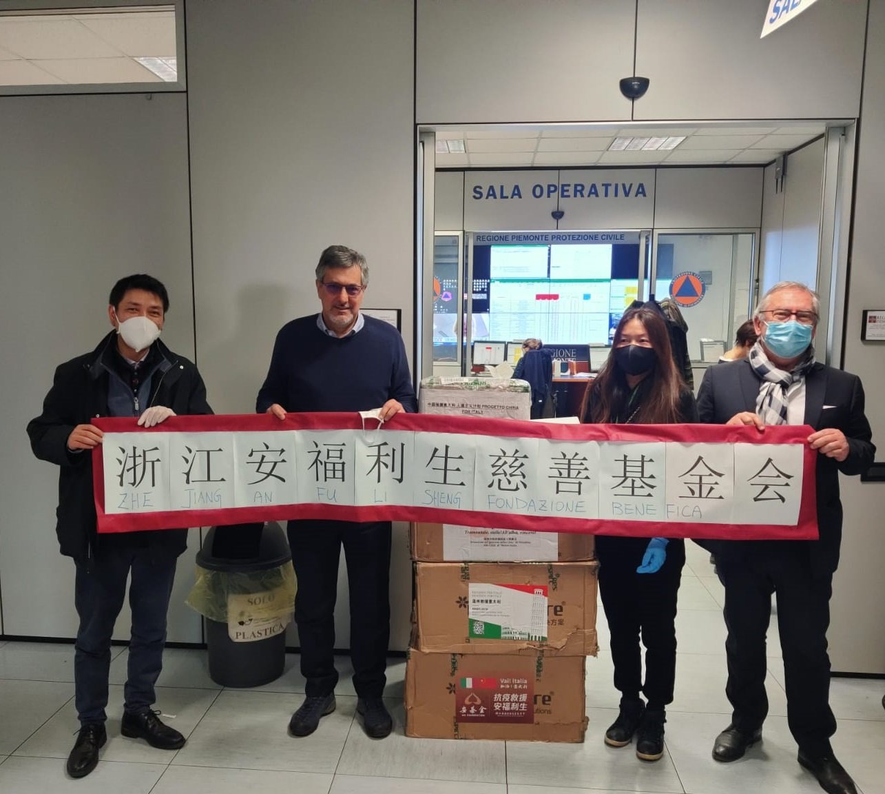 Coronavirus: Comunità Cinese dona al Piemonte 10 ventilatori. 2 andranno in provincia