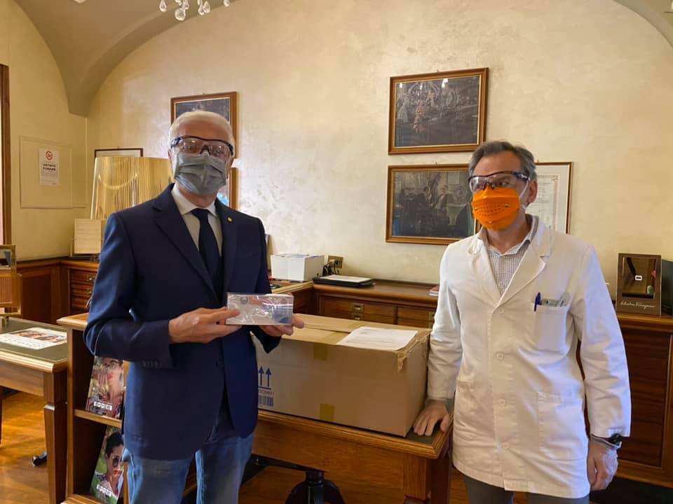 A Tortona Ottica Ginocchio dona 400 occhiali protettivi a ospedale, medici e pediatri