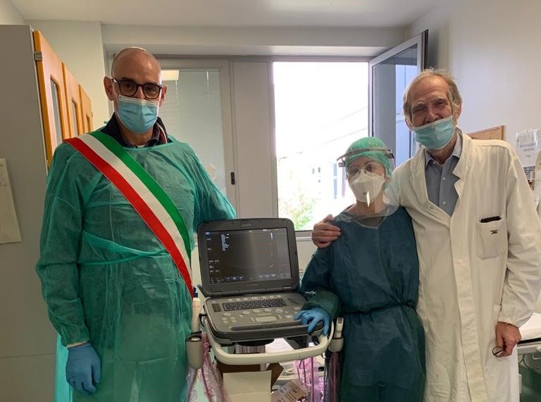 Coronavirus: donato un nuovo ecografo all’ospedale di Acqui Terme