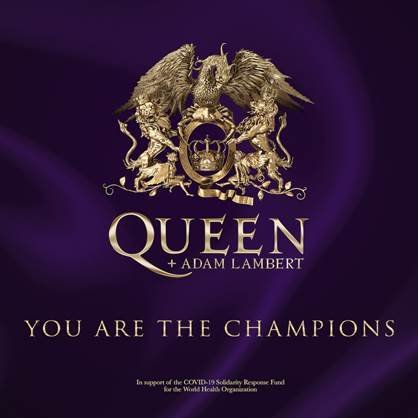 Queen + Adam Lambert per una nuova versione di We Are The Champions