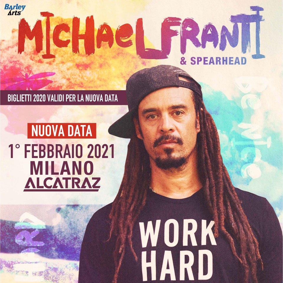 Michael Franti and Spearhead: Tour rimandato al 2021