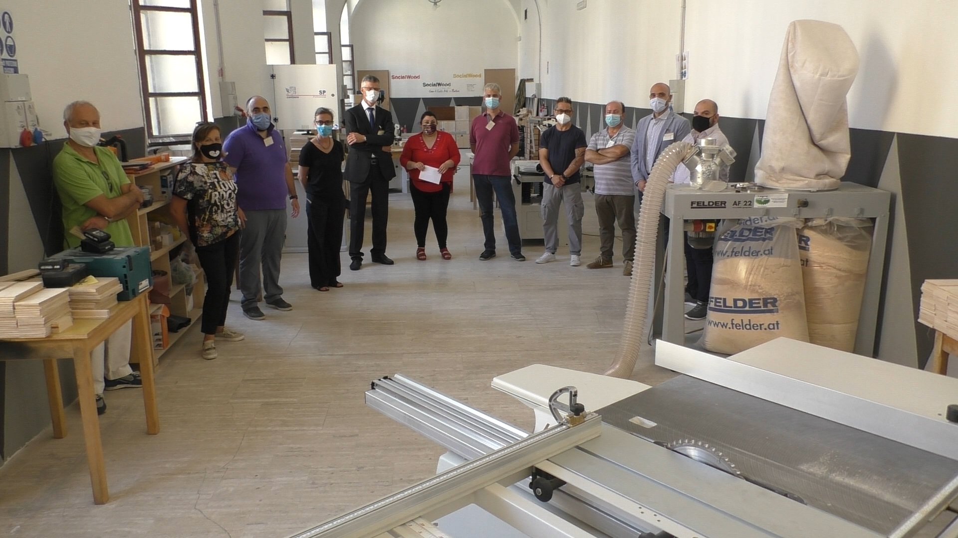 Al carcere di Alessandria una nuova falegnameria: “Recuperiamo materiali ma, soprattutto, persone”