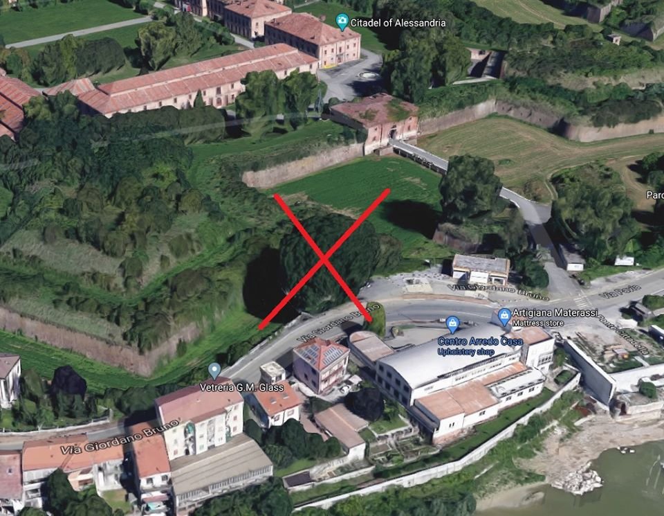 Abbattuti tre pioppi vicino alla Cittadella: “Stabilità compromessa, rischio di crollo sulla strada”