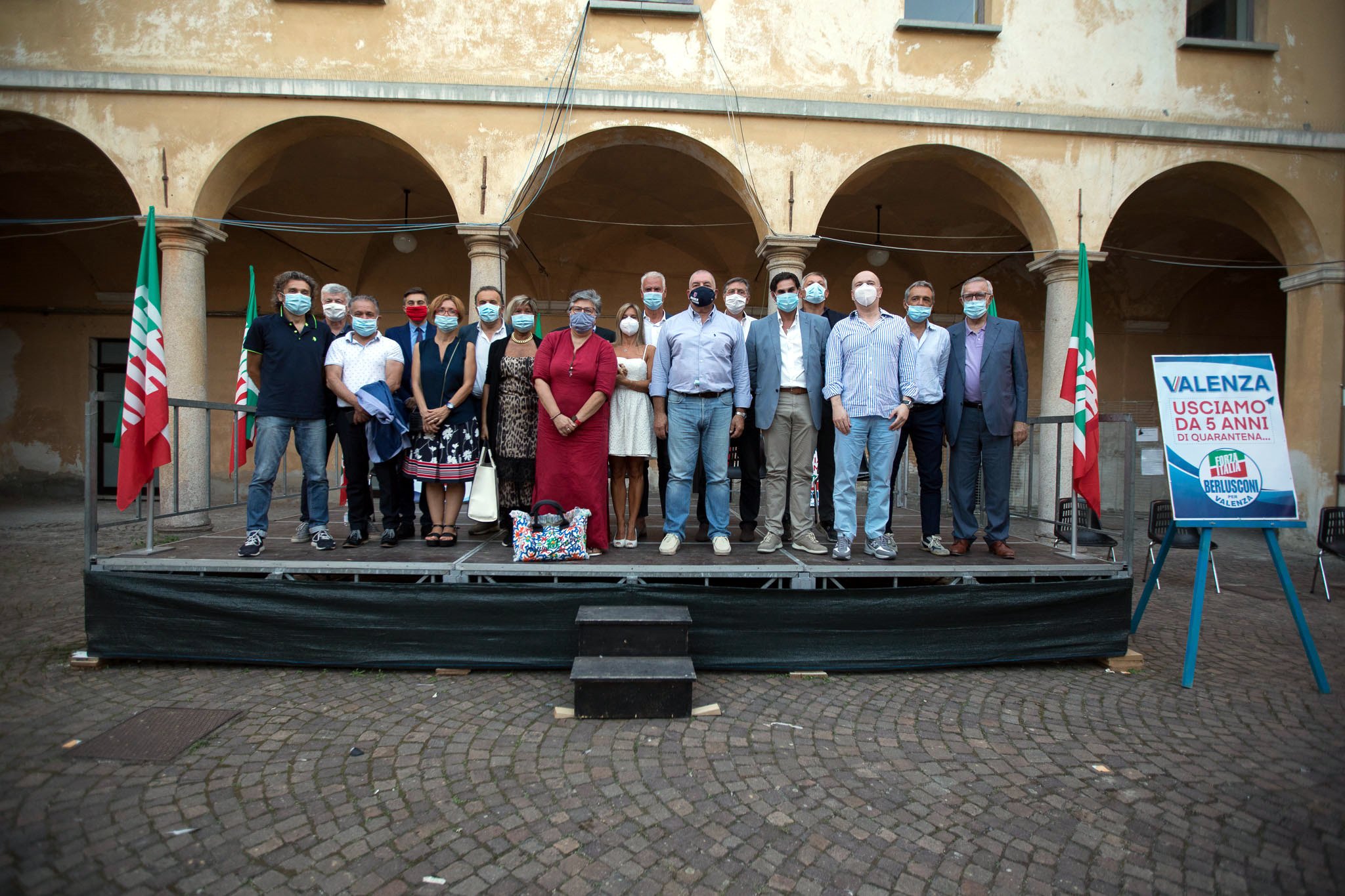 Elezioni Valenza: anche Alberto Cirio alla presentazione della lista di Forza Italia per Oddone
