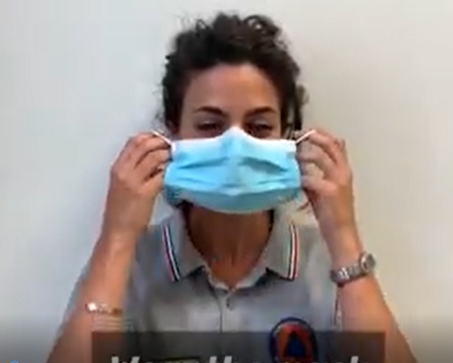 La Protezione Civile invita a indossare la mascherina in tutte le lingue del mondo