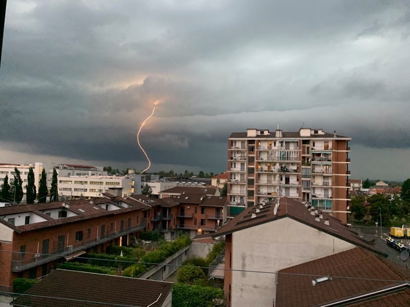 Da venerdì torna il maltempo con forti temporali nella zona centro-orientale del Piemonte