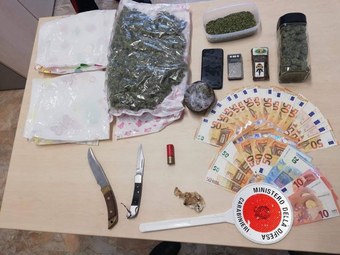 Operazione antidroga a Fubine: un arresto e sequestrato oltre mezzo chilo tra marijuana e hashish