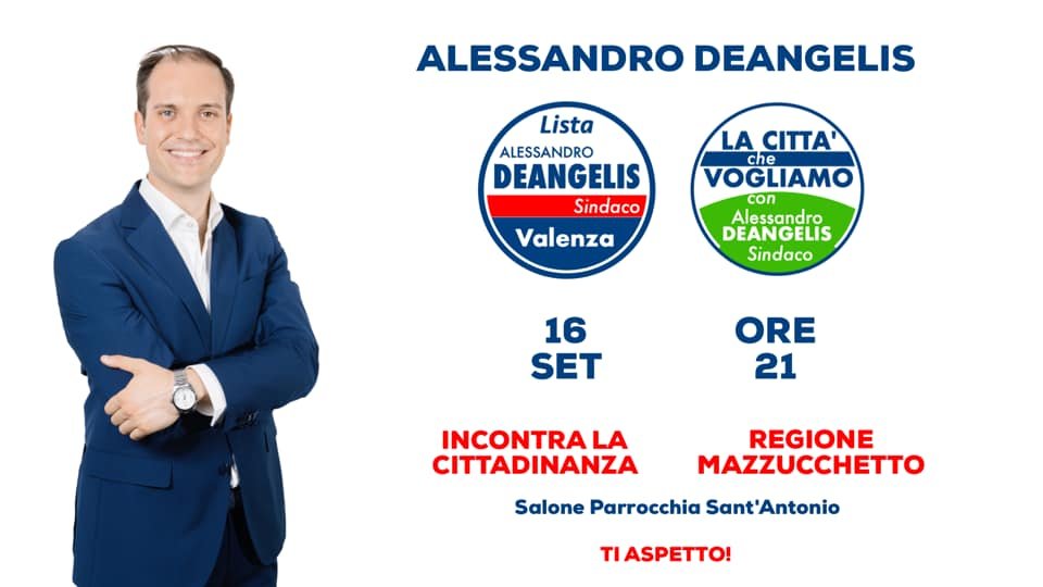 Elezioni Valenza: Alessandro Deangelis incontra i cittadini di Regione Mazzucchetto
