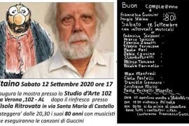 All’Isola Ritrovata la festa per gli 80 anni di Sergio Staino e Guccini