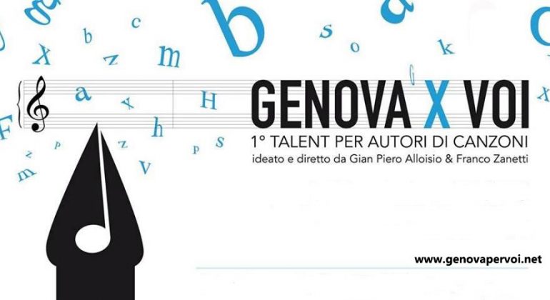 Sono aperte le iscrizioni per “Genova per Voi”, il contest dedicato agli autori di canzoni