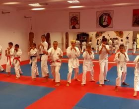 Accademia Wushu Sanda Alessandria festeggia i 50 anni di karate del maestro Sabiano Bacco