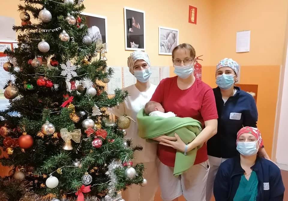 All’Ospedale di Alessandria una nascita speciale la notte di Natale: benvenuto Stefan