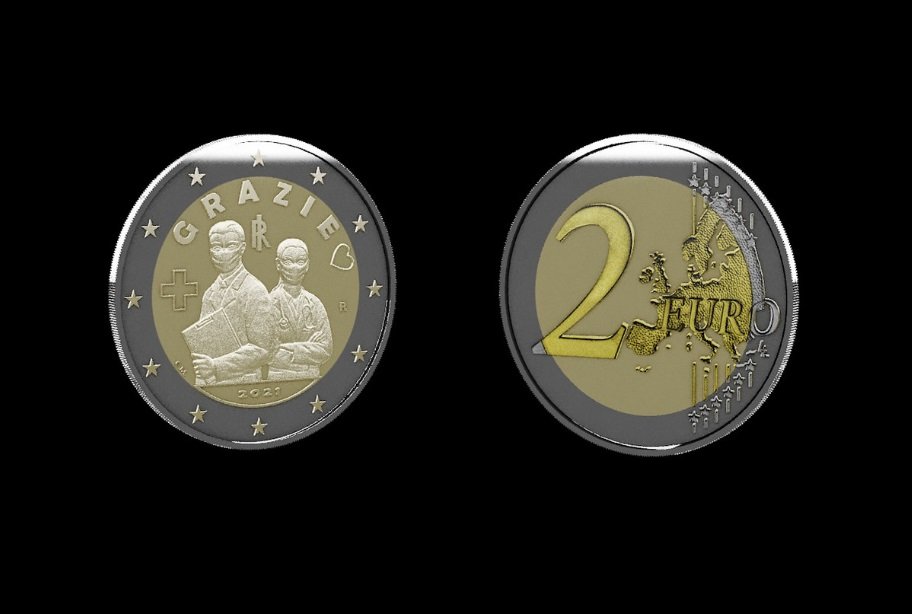 Una nuova moneta da 2 euro per dire grazie al personale sanitario