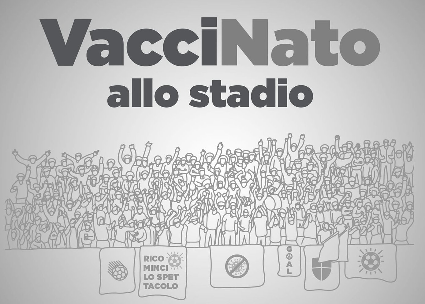 L’Alessandria in campo contro il covid: lancia campagna per ingresso allo stadio ai vaccinati