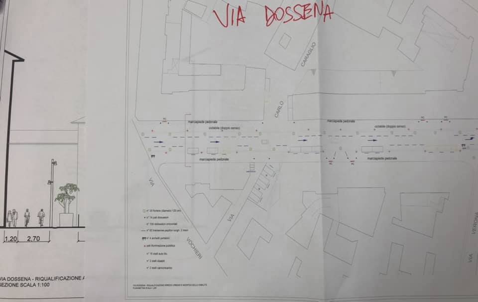 Nuovi lavori in via Dossena e Barosini spinge per la ztl