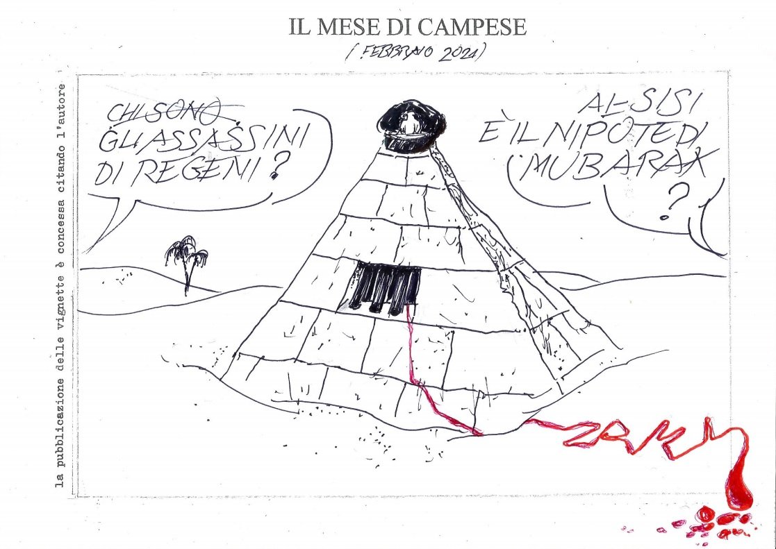 Le vignette di febbraio firmate dall’artista Ezio Campese