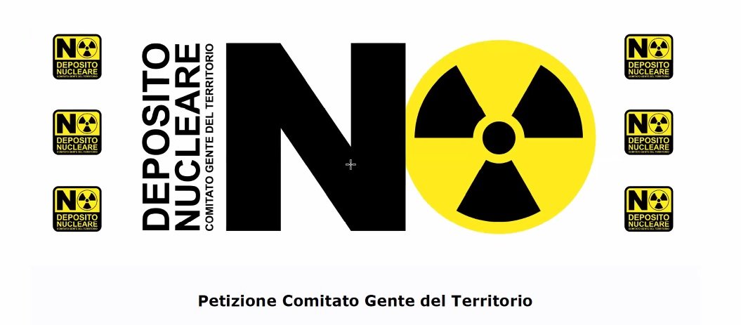 “No deposito nucleare”: da oggi la petizione popolare si potrà firmare in tutti i Comuni