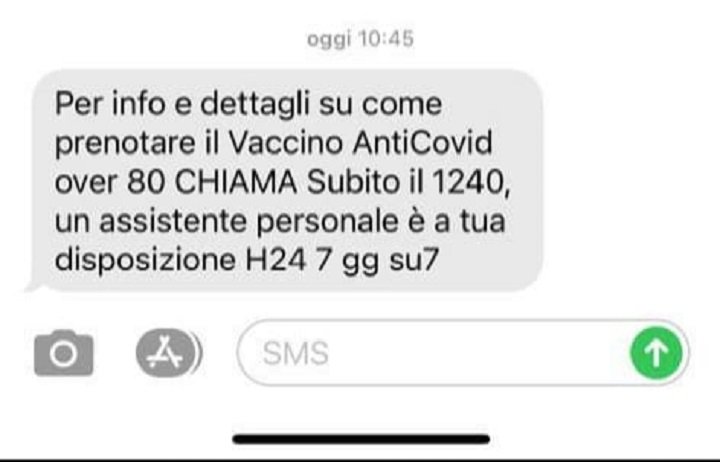 Attenzione a quel messaggio sui vaccini non inviato dalla Regione Piemonte