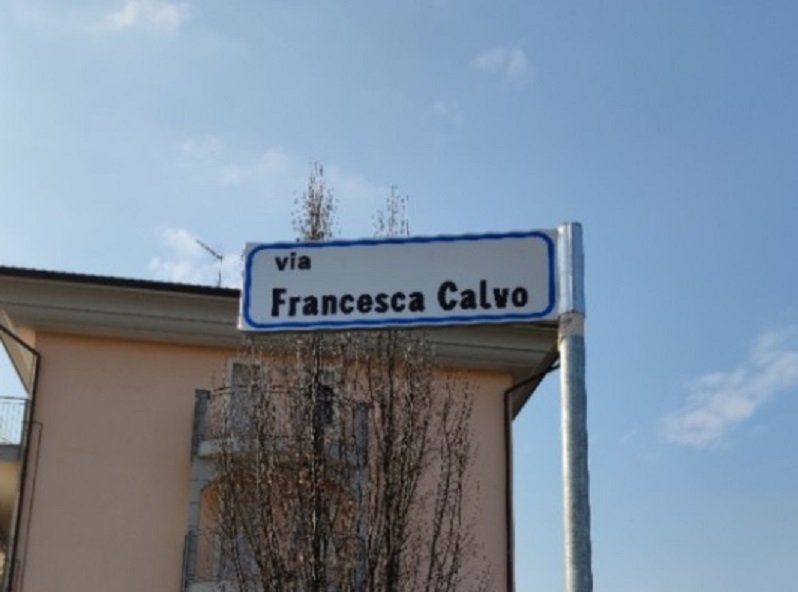 Ora è realtà: ad Alessandria intitolata una via a Francesca Calvo