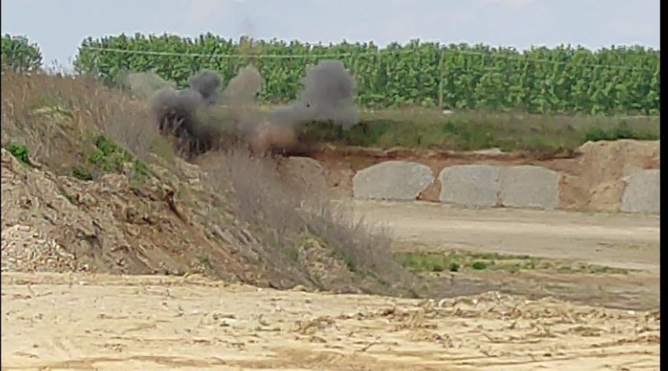 Esploso in sicurezza l’ordigno bellico trovato il primo maggio a Frassineto [VIDEO]