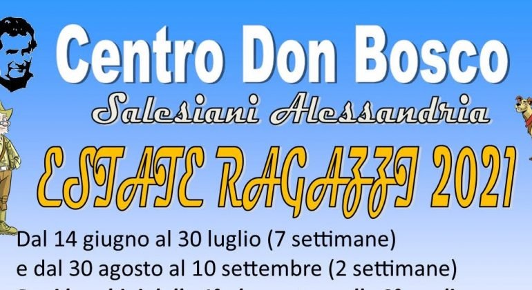 Dal 17 maggio le iscrizioni all’Estate Ragazzi del Centro Don Bosco di Alessandria