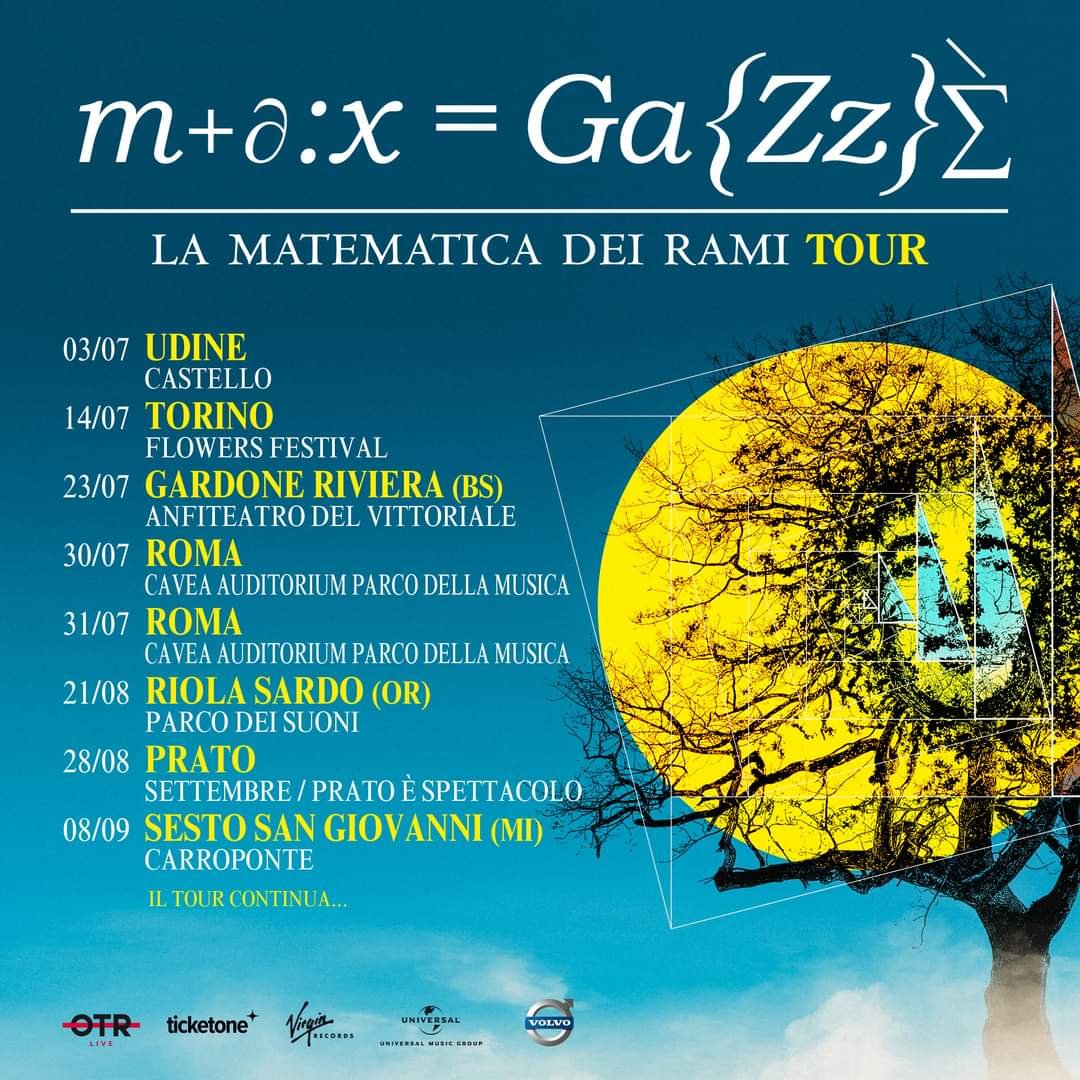 Max Gazzè: estate in tour tra grandi festival ed incantevoli location