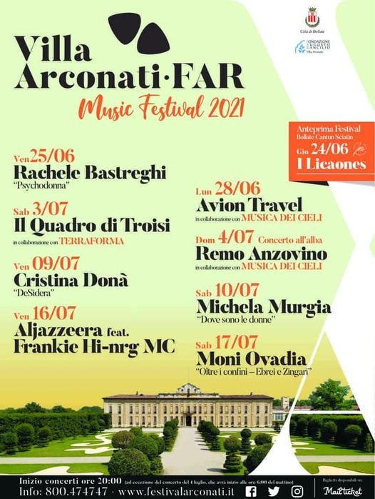Presentata l’edizione 2021 del festival di Villa Arconati