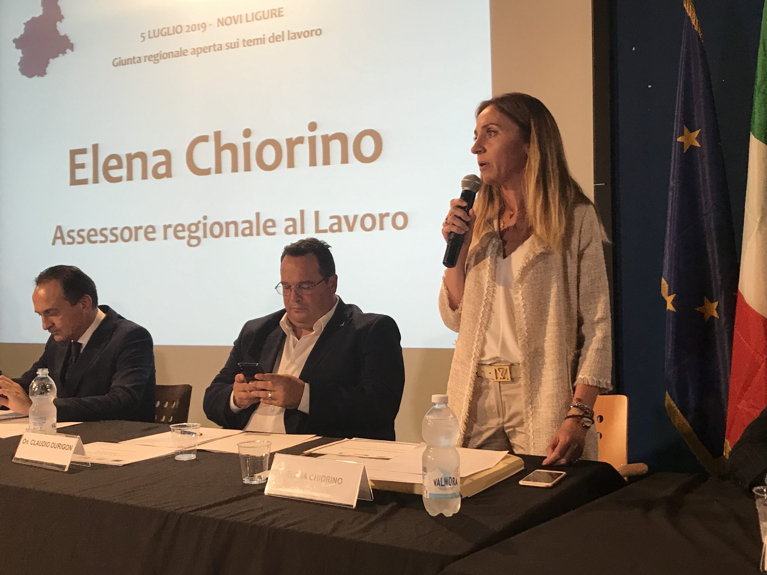 L’assessore regionale Elena Chiorino a Tortona