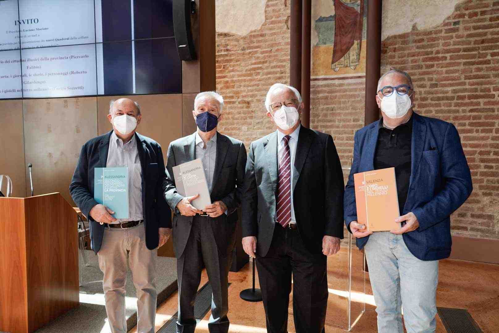 Tre nuovi libri arricchiscono la collana Quaderni patrimonio della provincia di Alessandria della Fondazione CrAl