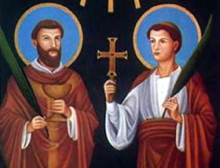 San Marcellino e San Pietro sono i santi del giorno del 2 giugno 2021
