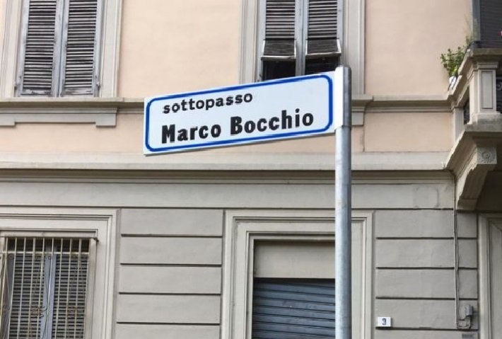 Dedicato a Marco Bocchio il sottopasso tra piazza Mentana e via Maggioli
