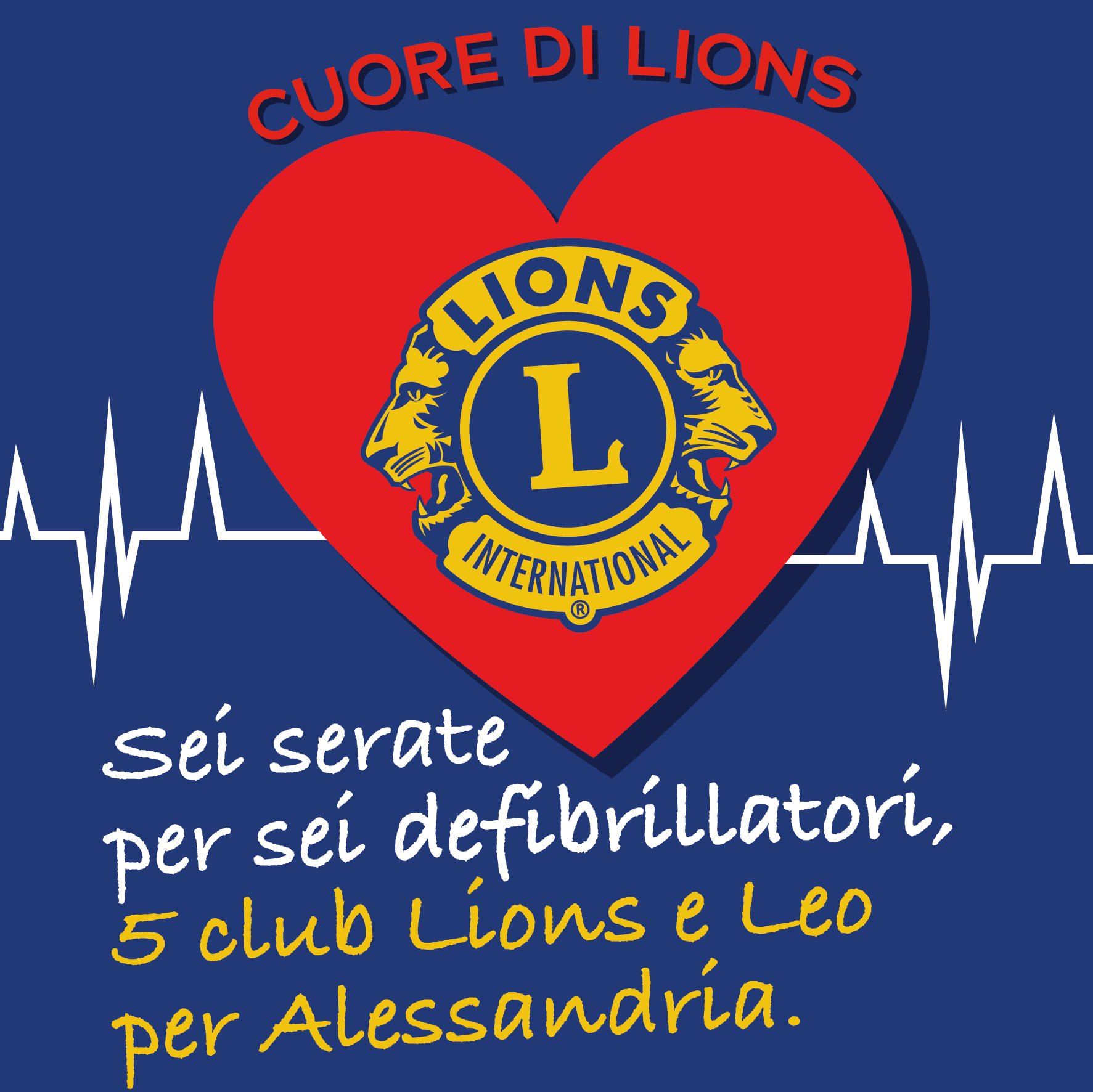 Sei cene per sei defibrillatori nei locali di Alessandria: i Lions Club ci mettono il cuore
