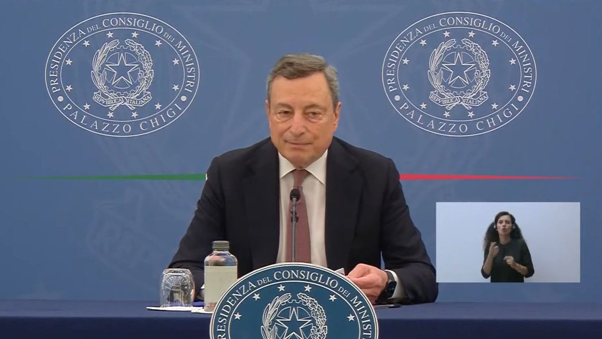 Governo, il premier Draghi si dimette: “Venuto meno il patto di fiducia. Orgoglioso dei risultati raggiunti”