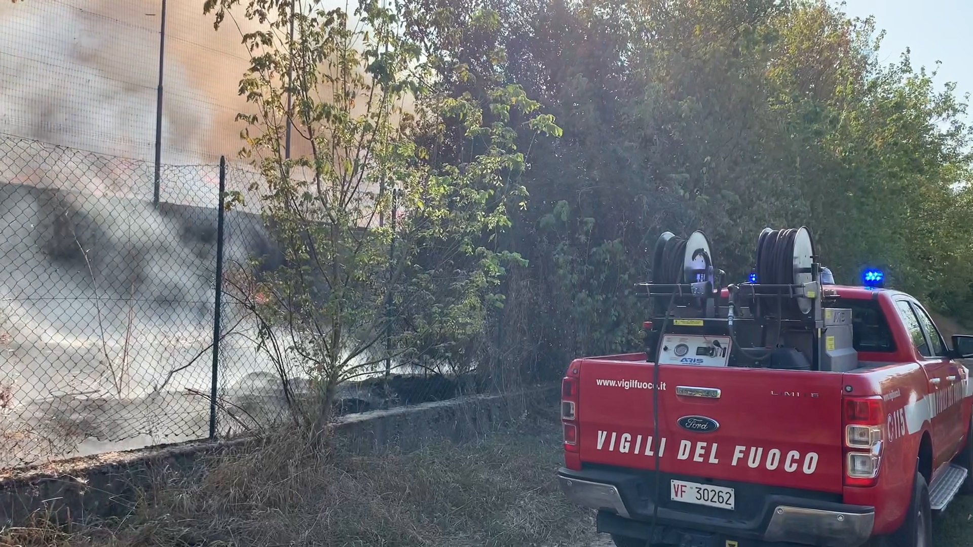 Comune di Alessandria sul rogo di Castelceriolo: “Incendio probabilmente per autocombustione”