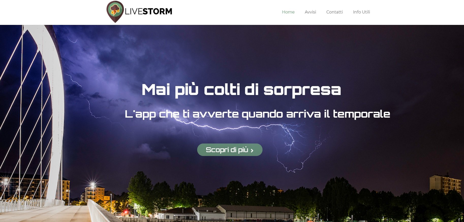 In Piemonte ecco Livestorm, l’applicazione che segnala i temporali in arrivo