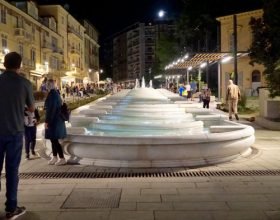 Nuovi luci per la fontana delle Ninfee tra i simboli di Acqui Terme