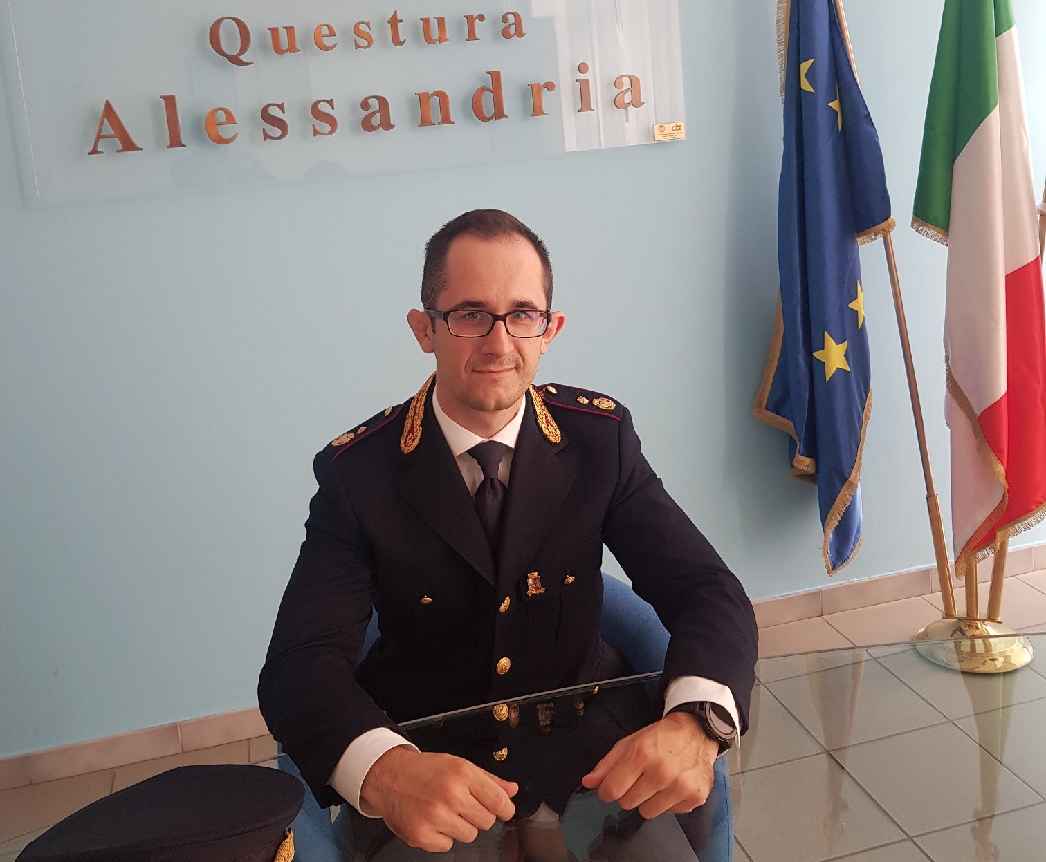Questura di Alessandria: Riccardo Calcagno nuovo Dirigente della Squadra Mobile