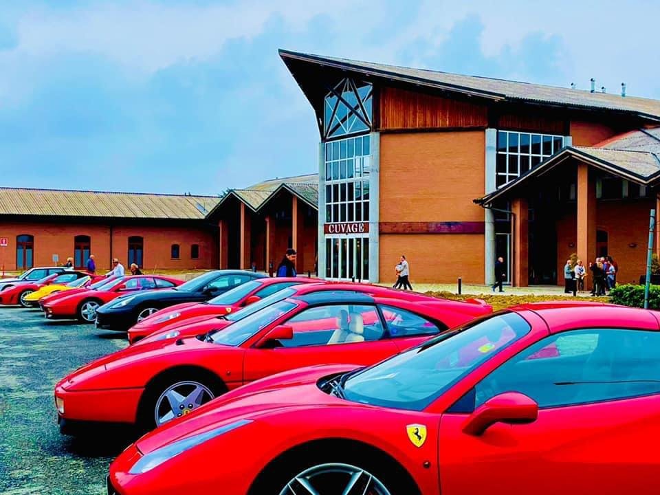 Una ventina di Ferrari domenica in provincia: successo del ritrovo itinerante nell’Acquese