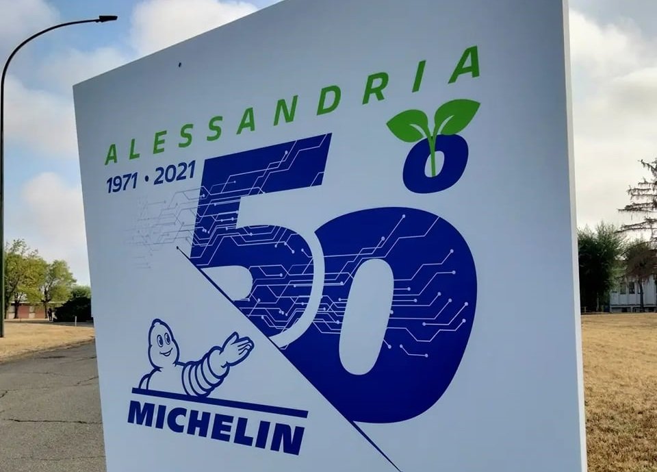 Lo stabilimento Michelin di Alessandria compie 50 anni