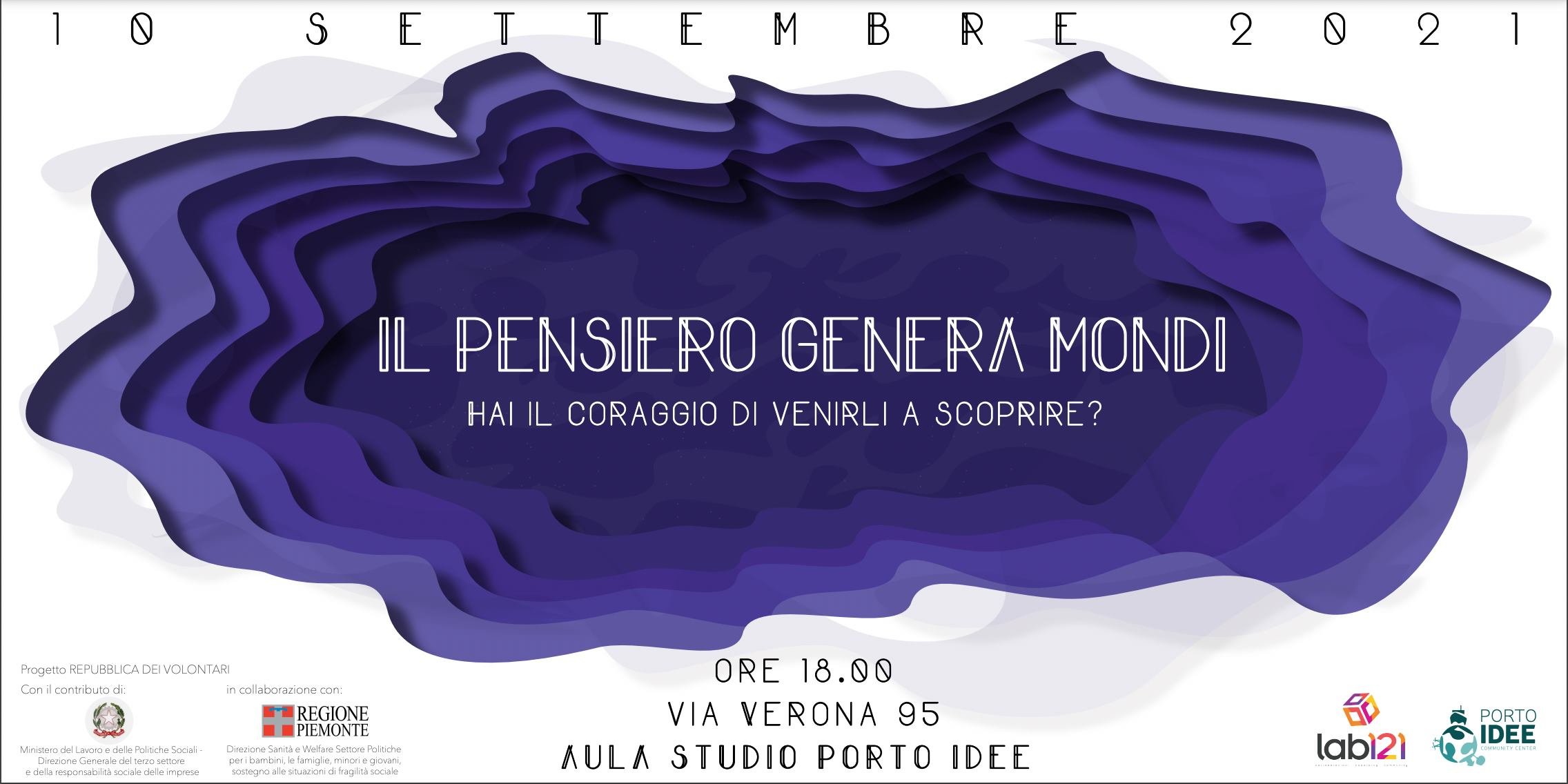 Il Pensiero Genera Mondi: ad Alessandria un evento tra arte, cultura e musica