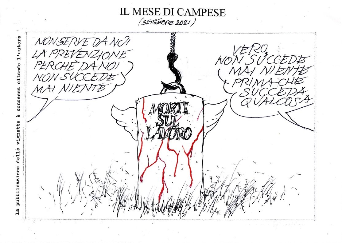Le vignette di settembre firmate dall’artista Ezio Campese