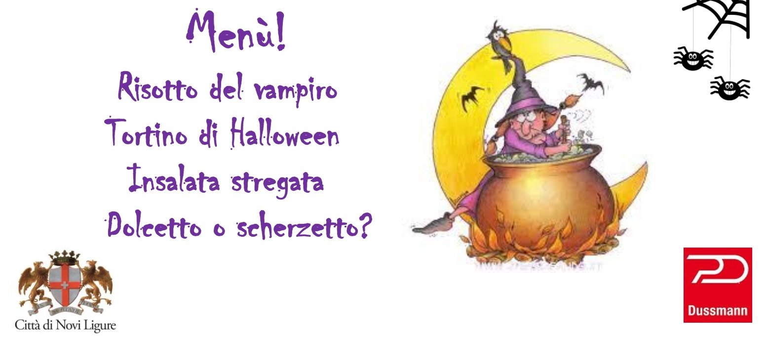Nelle scuole di Novi un menù speciale per Halloween, tra risotti del vampiro e insalate stregate