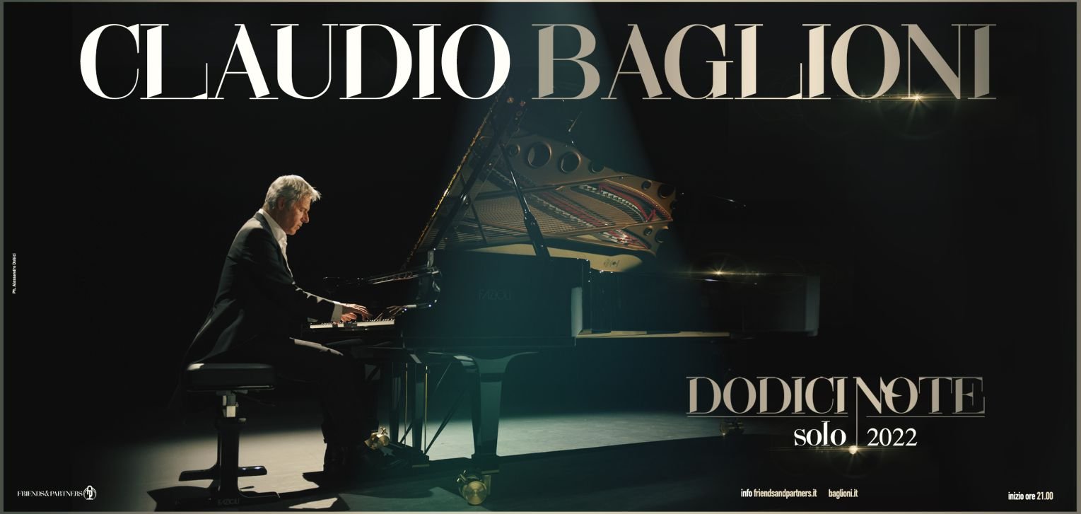Torna dal vivo Claudio Baglioni, con il concerto “Dodici Note Solo”