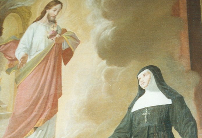 Il santo del giorno del 17 ottobre è Santa Margherita Maria Alacoque